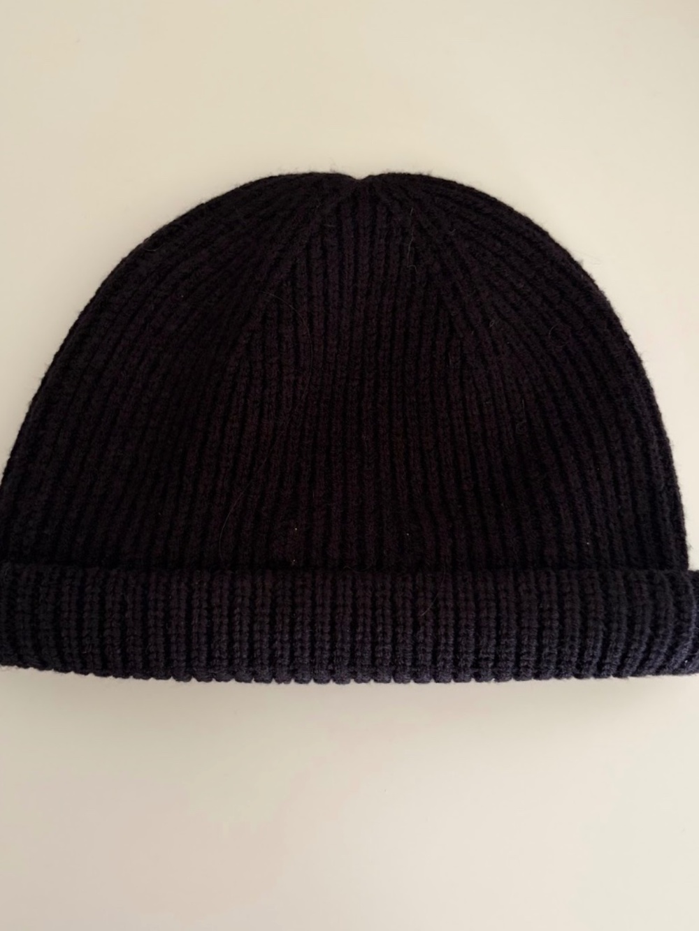 Uniqlo U Chunky Knit Beanie Hat Black